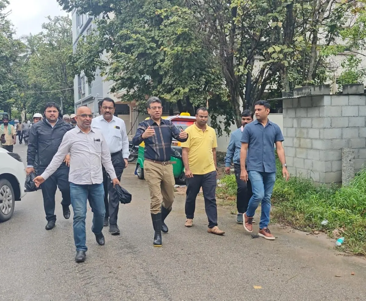 ಬಿಬಿಎಂಪಿ ಆಯುಕ್ತ ತುಷಾರ್ ಗಿರಿನಾಥ್ ಭೇಟಿ